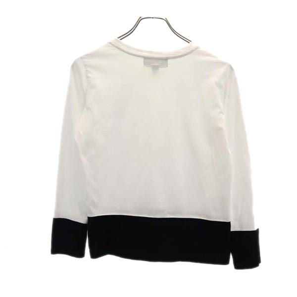 L-RL LAUREN ACTIVE RALPH LAUREN エルアールエルローレンアクティブ 長袖 Tシャツ S ホワイト系 レディース