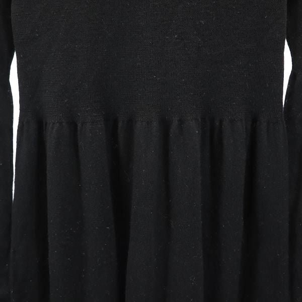 BURBERRY BLUE LABEL バーバリーブルーレーベル 三陽商会 長袖 リボン ワンピース 38 ブラック系 レディース