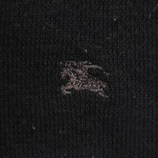 BURBERRY BLUE LABEL バーバリーブルーレーベル 三陽商会 長袖 リボン ワンピース 38 ブラック系 レディース