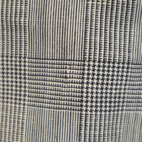 Burberrys バーバリーズ 90s オールド リネンブレンド ウール チェック柄 スーツ 上下 セットアップ 96-84-180A7 ブラック系 テーラードジャケット メンズ