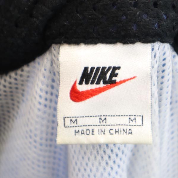 NIKE ナイキ 90s 00s 白タグ オールド ウインドブレーカー 上下 セットアップ M/XL ブルー系 ナイロンジャケット パンツ メンズ