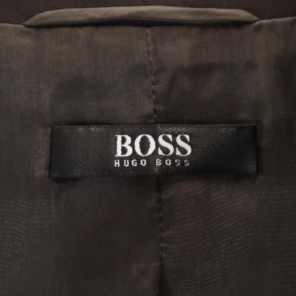 BOSS HUGO BOSS ボスヒューゴボス ウールブレンド テーラードジャケット I 36 ブラウン レディース