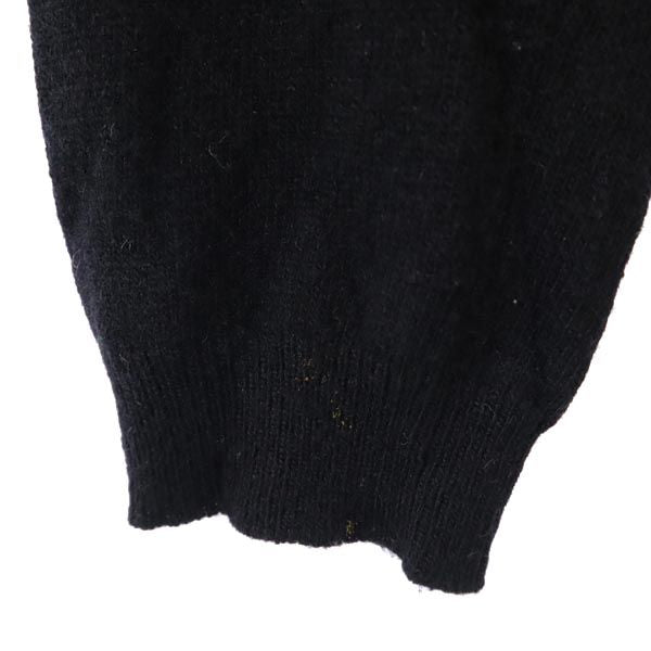VALENTINO ヴァレンティノ イタリア製 カシミヤブレンド 長袖 ニット 44 ブラック系 ビーズ セーター レディース