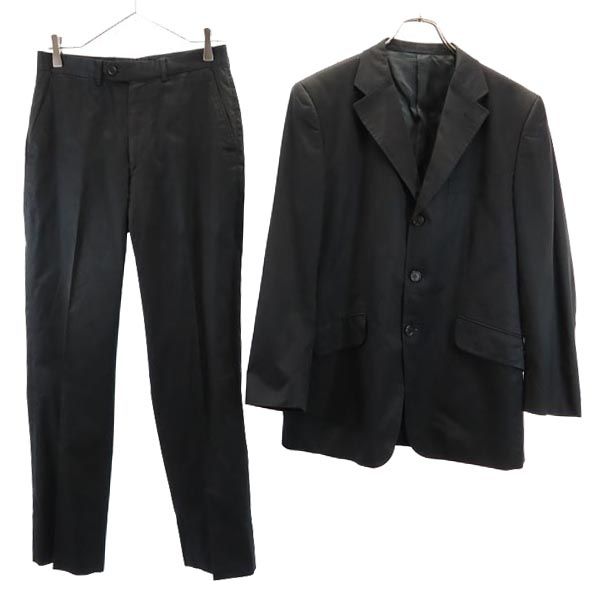 Paul Smith ポールスミス 日本製 スーツ 上下 セットアップ M2 黒 テーラードジャケット パンツ メンズ