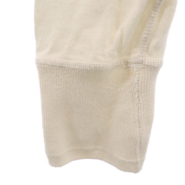 TMT ティーエムティー プリント 長袖 Tシャツ L ベージュ系 ロンT メンズ