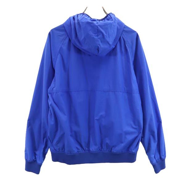 FAT エフエーティー ナイロンジャケット SKINNY ブルー フード 裏ボーダー メンズ