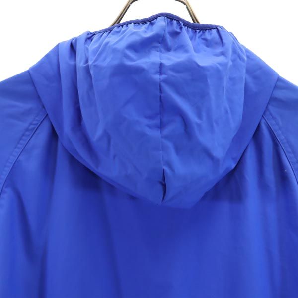 FAT エフエーティー ナイロンジャケット SKINNY ブルー フード 裏ボーダー メンズ