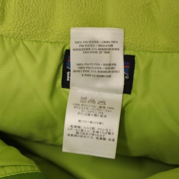 patagonia パタゴニア ダウンベスト M 黄緑 アウトドア キッズ