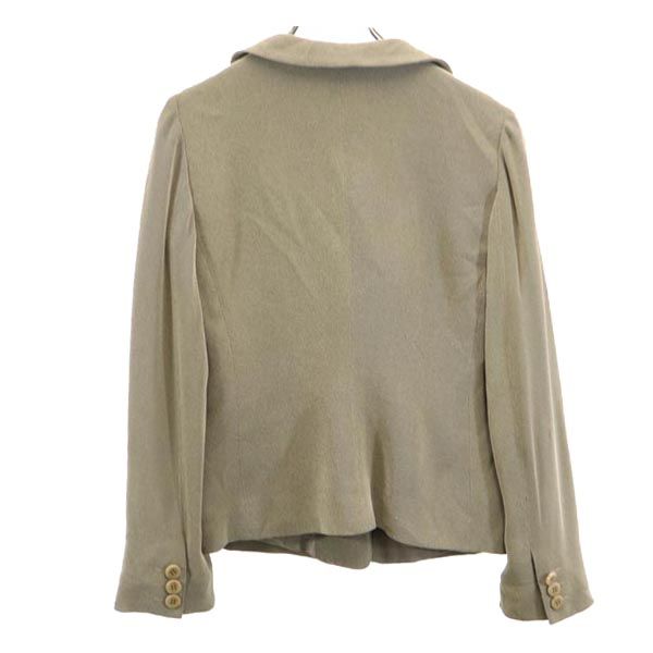 ARMANI アルマーニ イタリア製 コレツィオー二 テーラードジャケット 40 ベージュ系 レディース