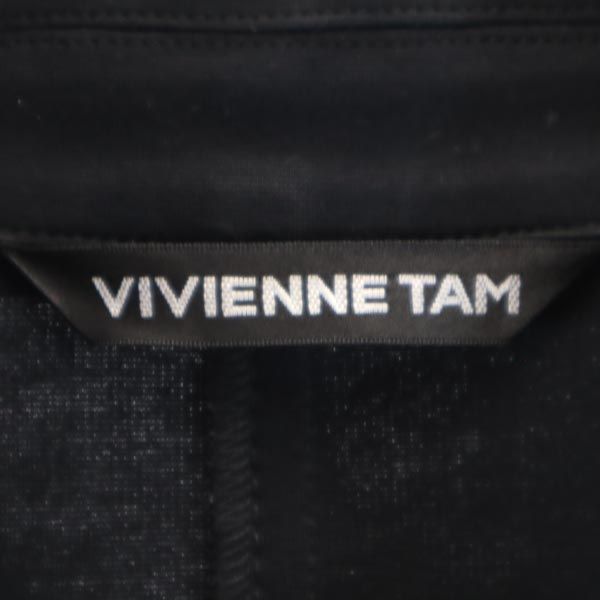 VIVIENNE TAM ヴィヴィアンタム 日本製 テーラードジャケット 0 黒 レディース