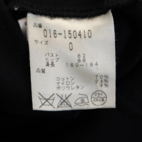 VIVIENNE TAM ヴィヴィアンタム 日本製 テーラードジャケット 0 黒 レディース