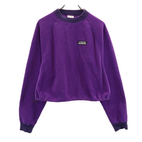 HUF ハフ 日本製 プルオーバー フリースジャケット M パープル系 メンズ
