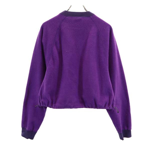 HUF ハフ 日本製 プルオーバー フリースジャケット M パープル系 メンズ