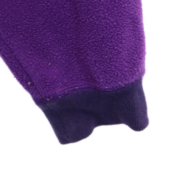 HUF ハフ 日本製 プルオーバー フリースジャケット M パープル系 メンズ