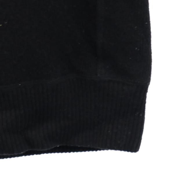 FRANKLIN&MARSHALL フランクリンマーシャル イタリア製 長袖 Vネック ニット XS ブラック系 セーター メンズ