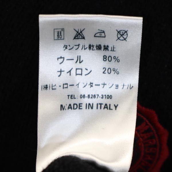 FRANKLIN&MARSHALL フランクリンマーシャル イタリア製 長袖 Vネック ニット XS ブラック系 セーター メンズ