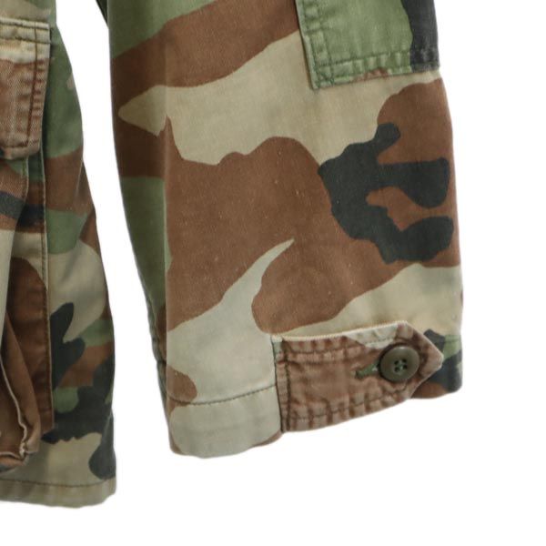 US ARMY アメリカ軍 80s DLA カモフラ ミリタリージャケット カーキ系 メンズ