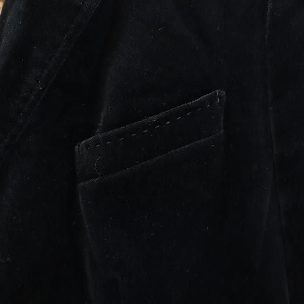 Paul Smith ポールスミス ベロア ベロア テーラードジャケット 40 ブラック レディース