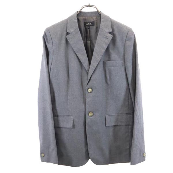 A.P.C. アーペーセー フランス製 ウール テーラードジャケット M グレー メンズ