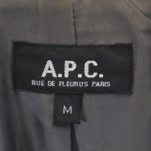 A.P.C. アーペーセー フランス製 ウール テーラードジャケット M グレー メンズ