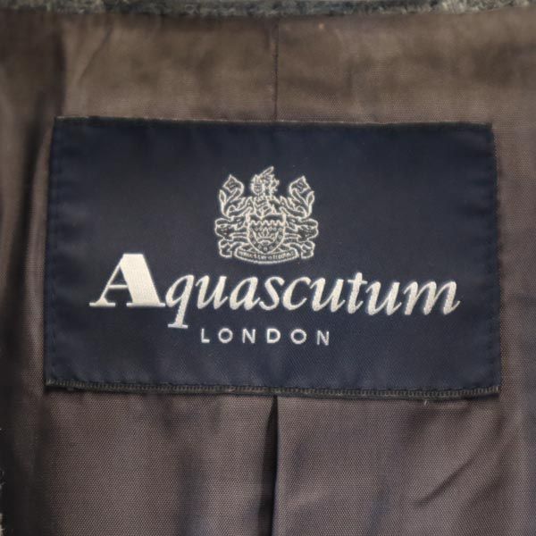 Aquascutum アクアスキュータム パンツスーツ 上下 セットアップ UK8 グレー レディース