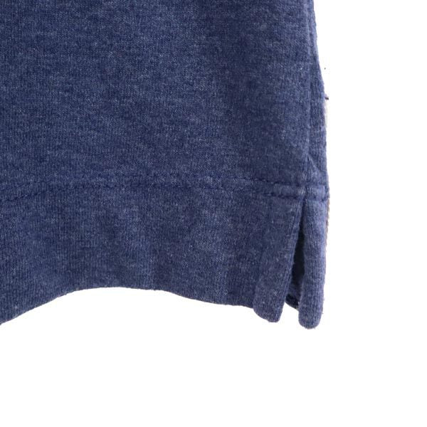 ARMANI JEANS アルマーニジーンズ ラインストーン 7分袖 Tシャツ XS ブルー系 ロンT レディース