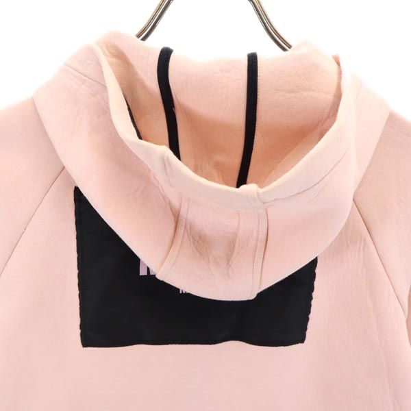 MSGM エムエスジーエム 長袖 ジップパーカー ピンク系 レディース