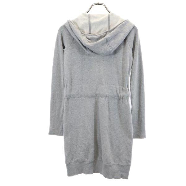 ARMANI EXCHANGE アルマーニエクスチェンジ 長袖 ロング ジップパーカー XS グレー レディース