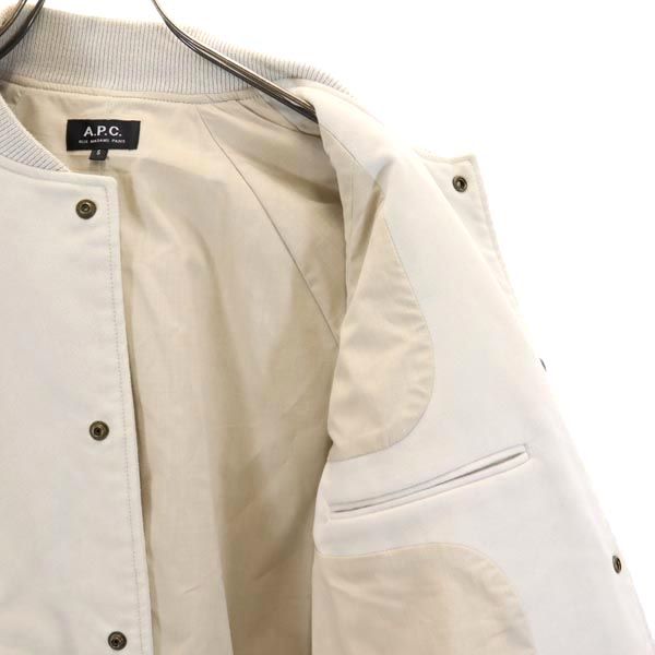 アーペーセー 起毛 コットンジャケット S ライトグレー系 A.P.C. RUE MADAME PARIS ブルゾン メンズ