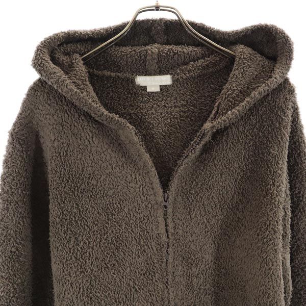 BAREFOOT DREAMS Ron Herman ベアフットドリームズ ロンハーマン 長袖 もこもこ ジップパーカー M カーキ系 レディース