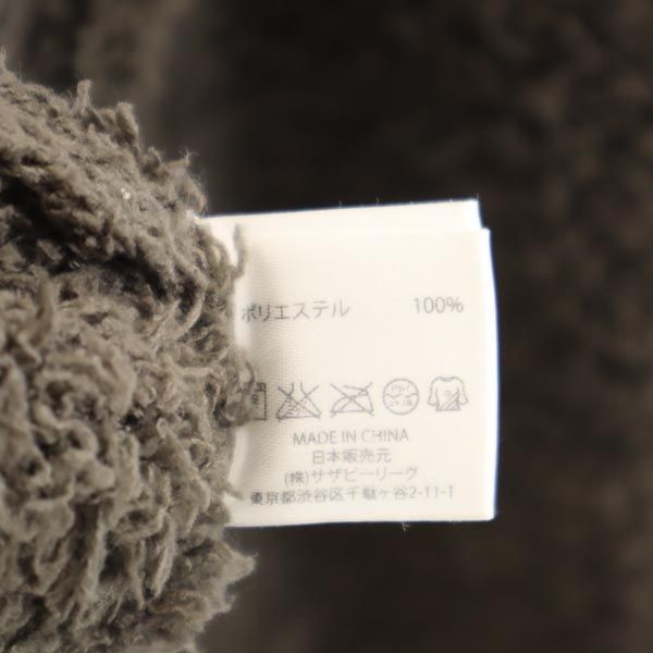 BAREFOOT DREAMS Ron Herman ベアフットドリームズ ロンハーマン 長袖 もこもこ ジップパーカー M カーキ系 レディース