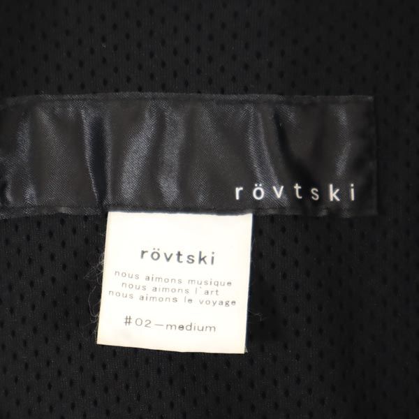 rovtski ロフトスキー コーチジャケット M ブラック系 裏メッシュ メンズ