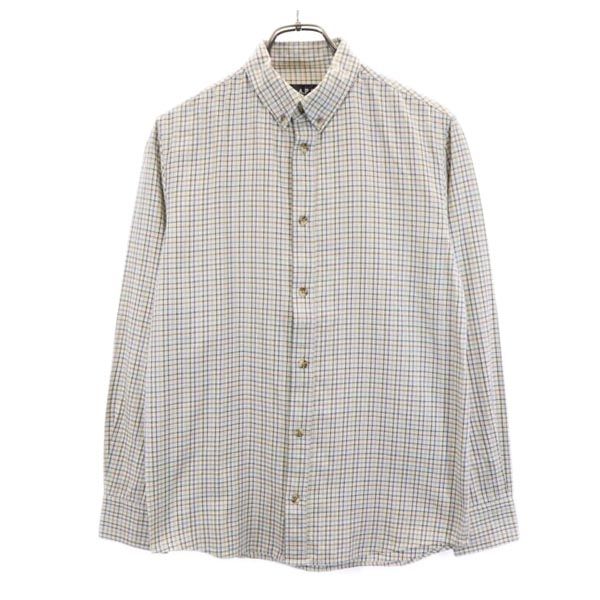 A.P.C. アーペーセー フランス製 チェック柄 長袖 ボタンダウンシャツ XS メンズ