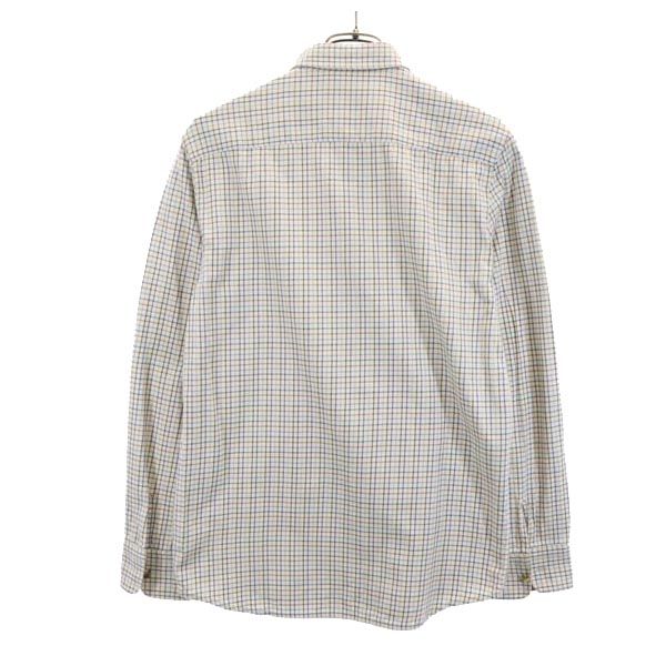 A.P.C. アーペーセー フランス製 チェック柄 長袖 ボタンダウンシャツ XS メンズ