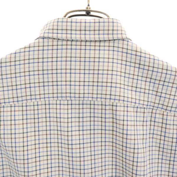 A.P.C. アーペーセー フランス製 チェック柄 長袖 ボタンダウンシャツ XS メンズ