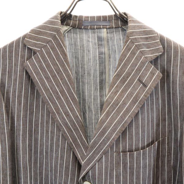 BURBERRY バーバリー 日本製 三陽商会 テーラードジャケット M ブラウン系 衣装カバー付 メンズ