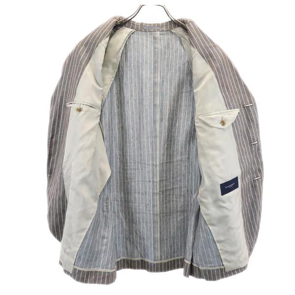 BURBERRY バーバリー 日本製 三陽商会 テーラードジャケット M ブラウン系 衣装カバー付 メンズ