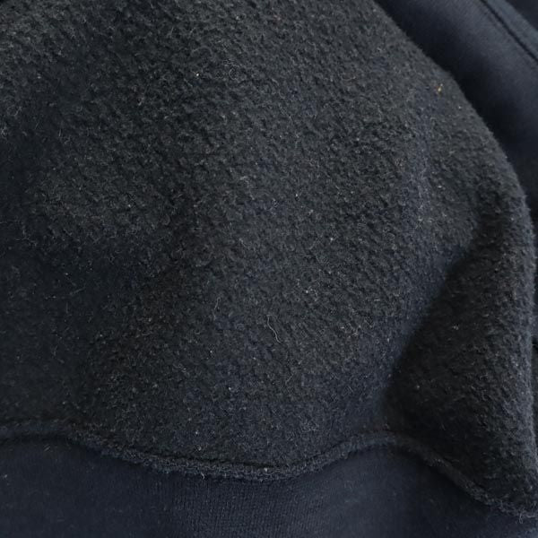 JANSPORTS ジャンスポーツ 長袖 スウェット トレーナー M ブラック 刺繍 ワッペン 裏起毛 メンズ