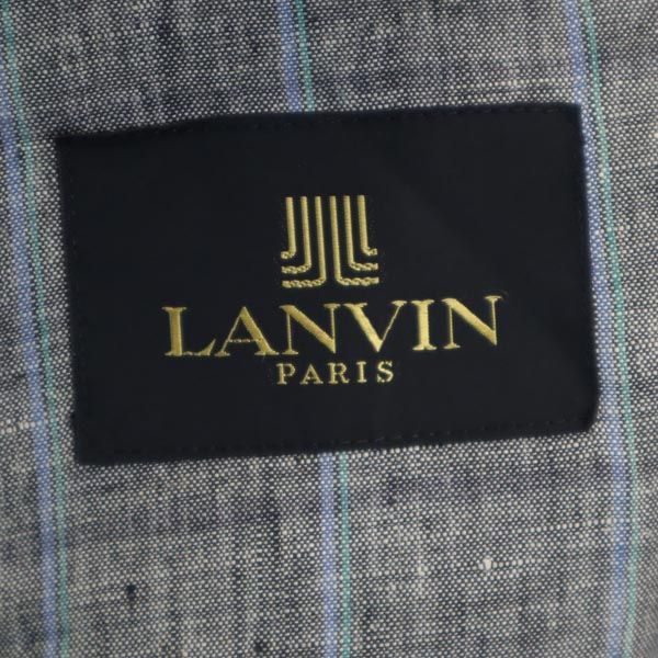 LANVIN ランバン リネン テーラードジャケット R48-45 グレー系 メンズ