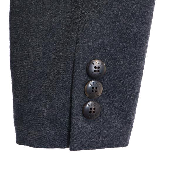 DAKS ダックス 日本製 ウールカシミヤブレンド テーラードジャケット 38 グレー レディース