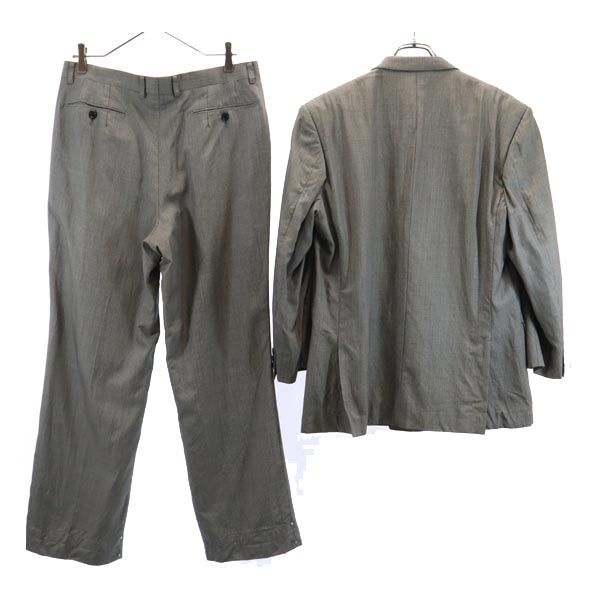 LANVIN ランバン ウールブレンド スーツ 上下 セットアップ R50-46 グレー系 メンズ