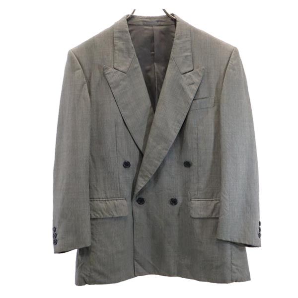 LANVIN ランバン ウールブレンド スーツ 上下 セットアップ R50-46 グレー系 メンズ