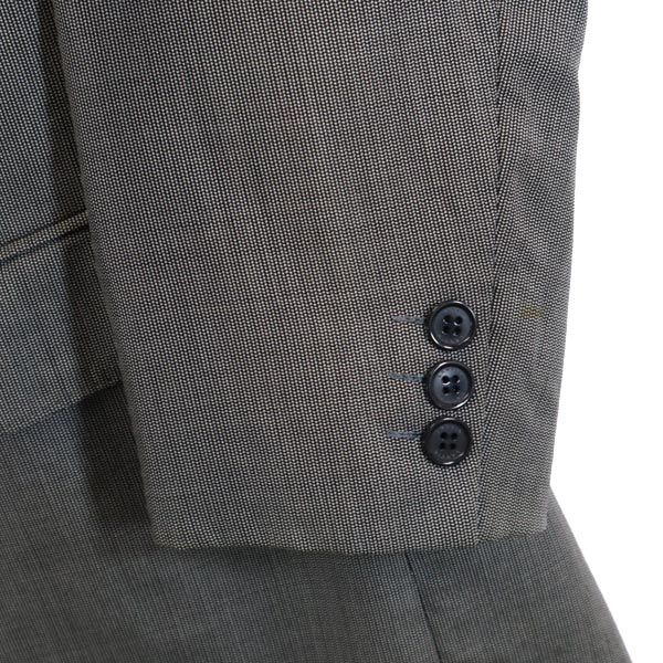 LANVIN ランバン ウールブレンド スーツ 上下 セットアップ R50-46 グレー系 メンズ