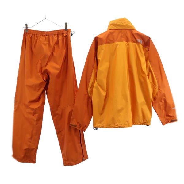 THE NORTH FACE ノースフェイス NP10710 アウトドア ナイロンジャケット 上下 セットアップ M オレンジ系 メンズ