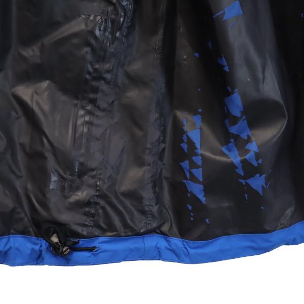 THE NORTH FACE ノースフェイス NPJ11600 アウトドア ナイロンジャケット 上下 セットアップ 130/140 ブルー系 収納ポーチ付き キッズ