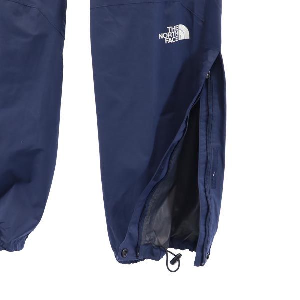 THE NORTH FACE ノースフェイス NPJ11600 アウトドア ナイロンジャケット 上下 セットアップ 130/140 ブルー系 収納ポーチ付き キッズ