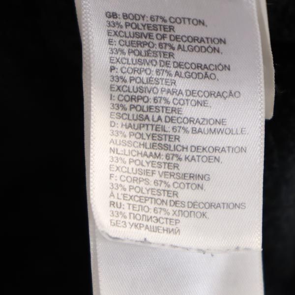 THE NORTH FACE ノースフェイス プリント 長袖 スウェット トレーナー M ブラック アウトドア メンズ