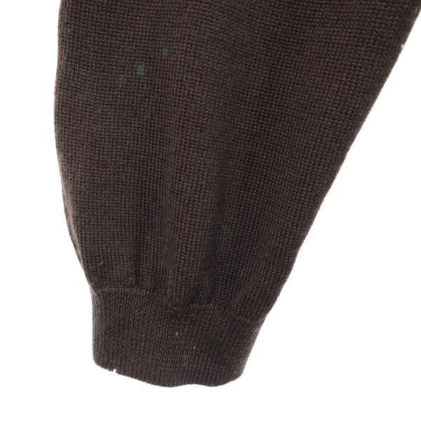 BURBERRY バーバリー 三陽商会 ウール 長袖 カーディガン 15BR ブラウン 裏起毛 レディース