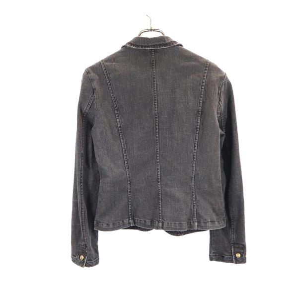 MAX&CO マックスアンドコー デニムジャケット 42 グレー系 Gジャン レディース