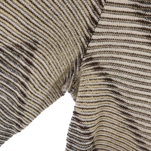 SPORT MISSONI スポーツミッソーニ イタリア製 ウールブレンド 長袖 アンサンブル 44 茶系 カーディガン レディース